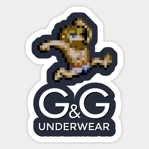 G&G Underwear Sticker by LagoonCreatures